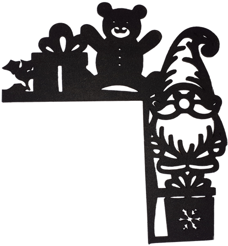 Décoration de porte - Noël